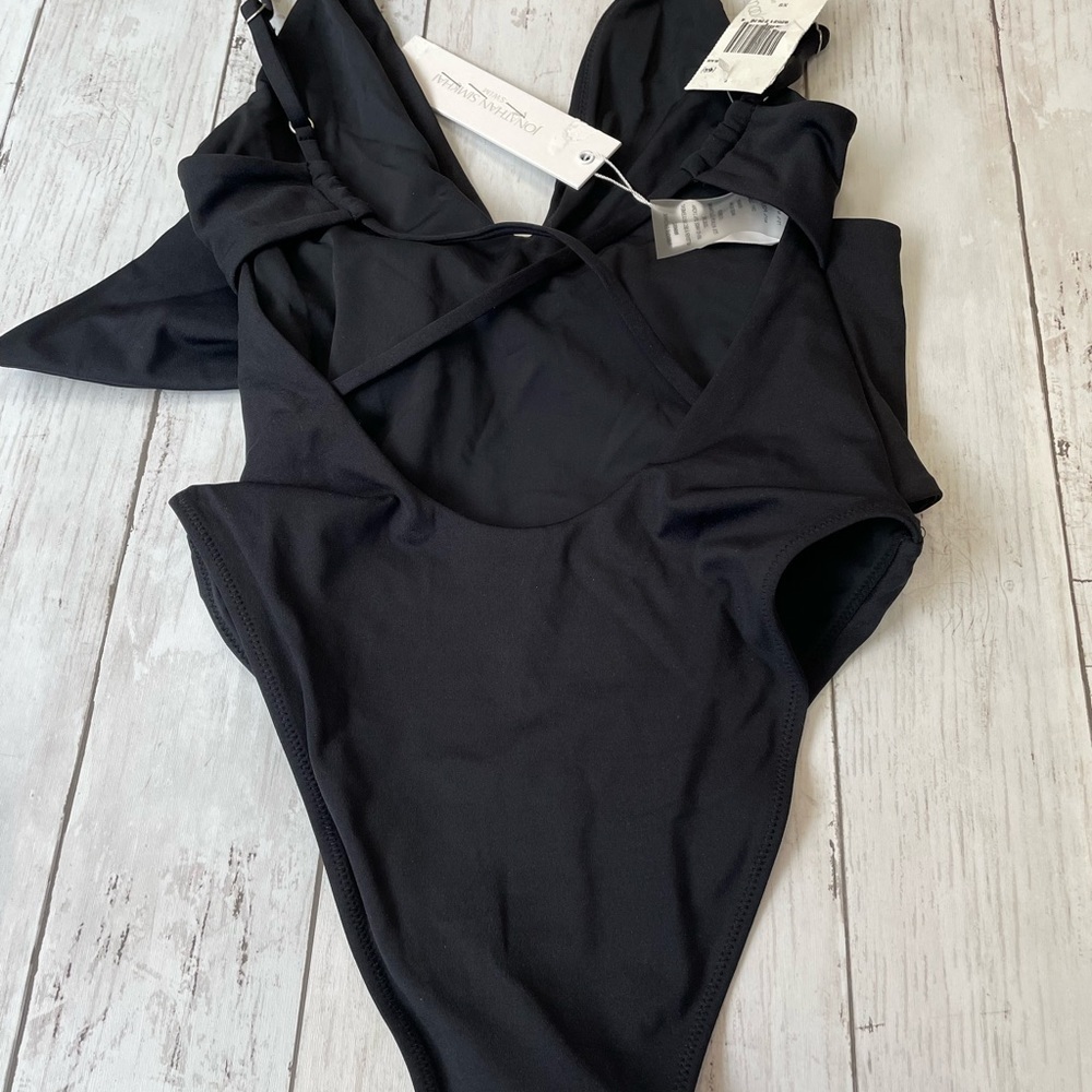 Jonathan Simkhai Niya Tie Waist One Piece Swimsuit, Size X-Small - Picture 4 of 7